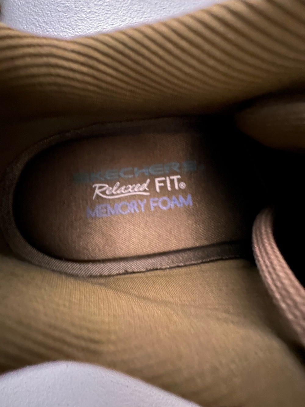 Brown Suede Athletic Sketchers with Copper Accent - Picture 4 of 9